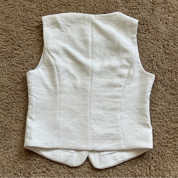 Abercrombie & Fitch Mara Premium Crepe Vest Squareneck Set Top Size Small - Picture 3 of 9